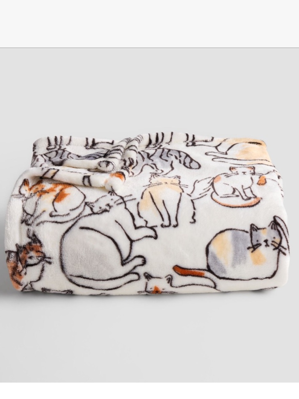 The Big One Blanket Cats Cat Outline Pretty Kitty NEW